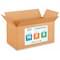 Idl Packaging 16 in x 8 in x 8 in Shipping Box, Kraft, Corrugate, Single Wall, 200#, 10 PK B-1688-10 - alternate 1